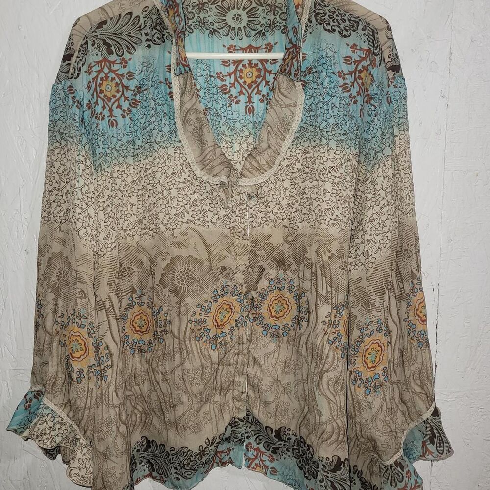 Dressbarn Women's multi Blouse